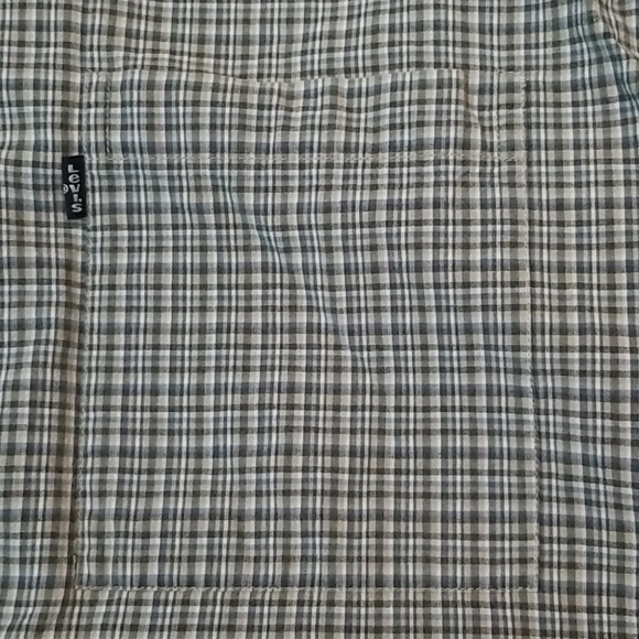 Levi Strauss mens long sleeve button up plaid shirt large - Picture 6 of 9
